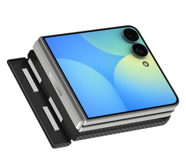 Spigen Air Skin Aramid MagSafe do Samsung Galaxy Z Flip8 black - 1571743 - zdjęcie 6